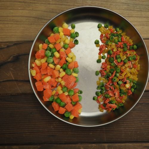 Миска з сушеними овочами