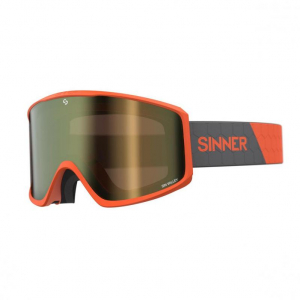 МАСКА ГІРСЬКОЛИЖНА SINNER SIN VALLEY sigo-183-60-09 МАТОВИЙ ПОМАРАНЧЕВИЙ/ЗОЛОТИЙ