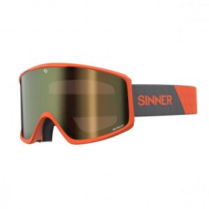 МАСКА ГІРСЬКОЛИЖНА SINNER SIN VALLEY sigo-183-60-09 МАТОВИЙ ПОМАРАНЧЕВИЙ/ЗОЛОТИЙ