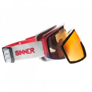 Маска гірськолижна Sinner SIN Valley Cat. 2/Cat. 3 матовий червоний/синій