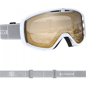 Маска гірськолижна Salomon Aksium білий/золотий Cat. 2