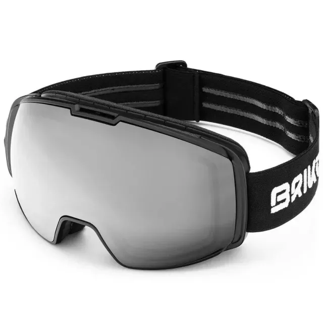 Маска гірськолижна Briko Kili Free Fighter 7.6 OTG Cat.S2, матовий чорний