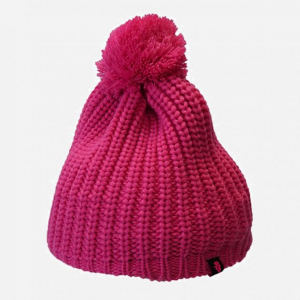 Шапка OGSO Pom Pom 25 cm0 рожевий