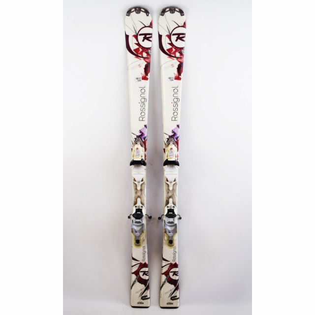 Гірські лижі б/в ROSSIGNOL ATTRAXION XELIUM З SAPHIR 156 білий/фіолетовий