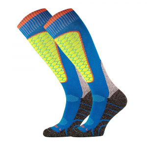 Шкарпетки Comodo Performance Ski Socks SKI1 35-38 синій/жовтий
