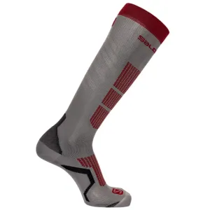 Шкарпетки гірськолижні Salomon S/PRO L 42-44 Beluga/Goji Berry