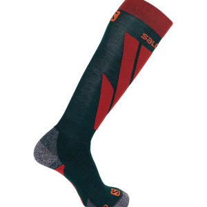 Шкарпетки гірськолижні Salomon S/ACCESS р. 39-41 Green Gables/Valiant Poppy