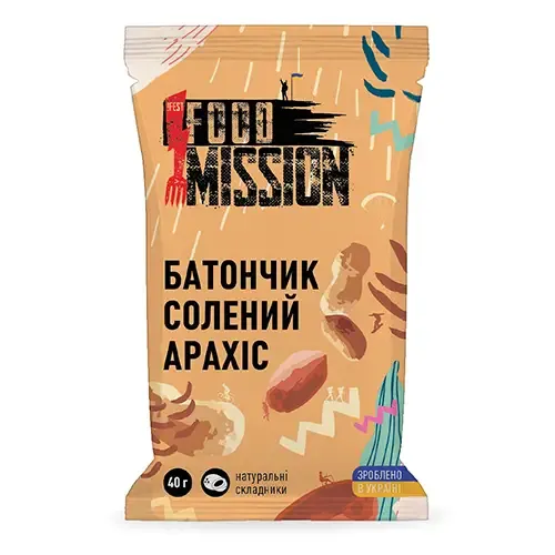Батончик "Солений арахіс" !FEST FOOD MISSION