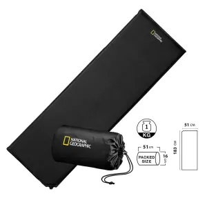Самонадувний каремат National Geographic Sleeping Matt 183x51x2 см Black
