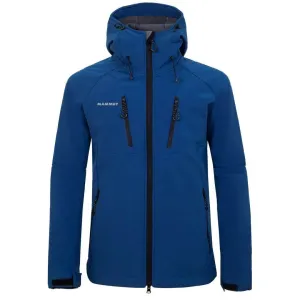 Куртка спортивна чоловіча Soft Shell Mammut, темний/синій, XL 