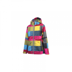 Гірськолижна куртка Kilmanock Skijacke Irene Padded 152см, рожева абстракція