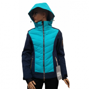 Гірськолижна куртка жіноча BOGNER XL (42) чорний/синій