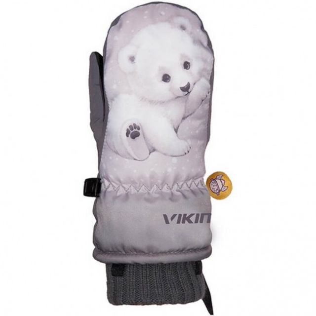 РУКАВИЧКИ ДИТЯЧІ VIKING GLADE 3 (9,4 СМ) сірий/білий
