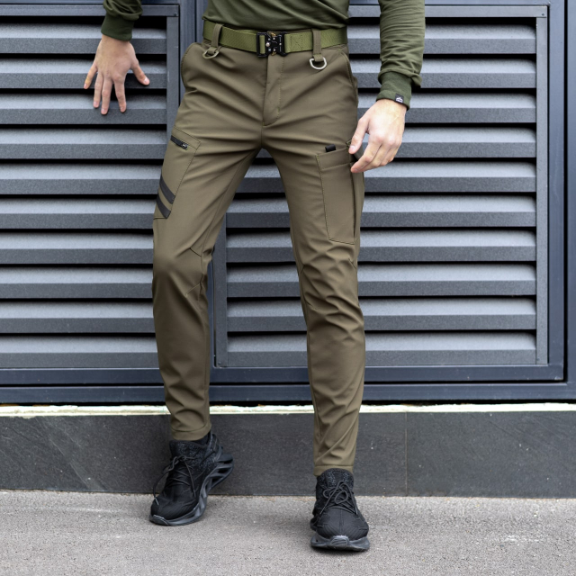 Штани тактичні демісезонні хакі Pobedov trousers "Static"