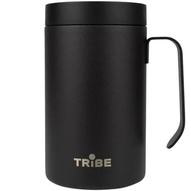 Чашка-термос Tribe Adventure Mug 450 мл, чорний