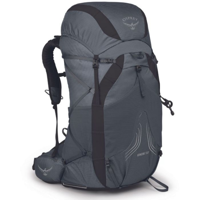 Рюкзак Osprey Exos 58 (00018362) сірий/чорний