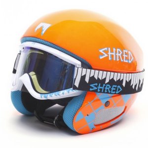 Шолом гірськолижний Shred Mega Brain Bucket оранжевий, M (58)
