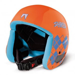Шолом гірськолижний Shred Mega Brain Bucket оранжевий, M (58)